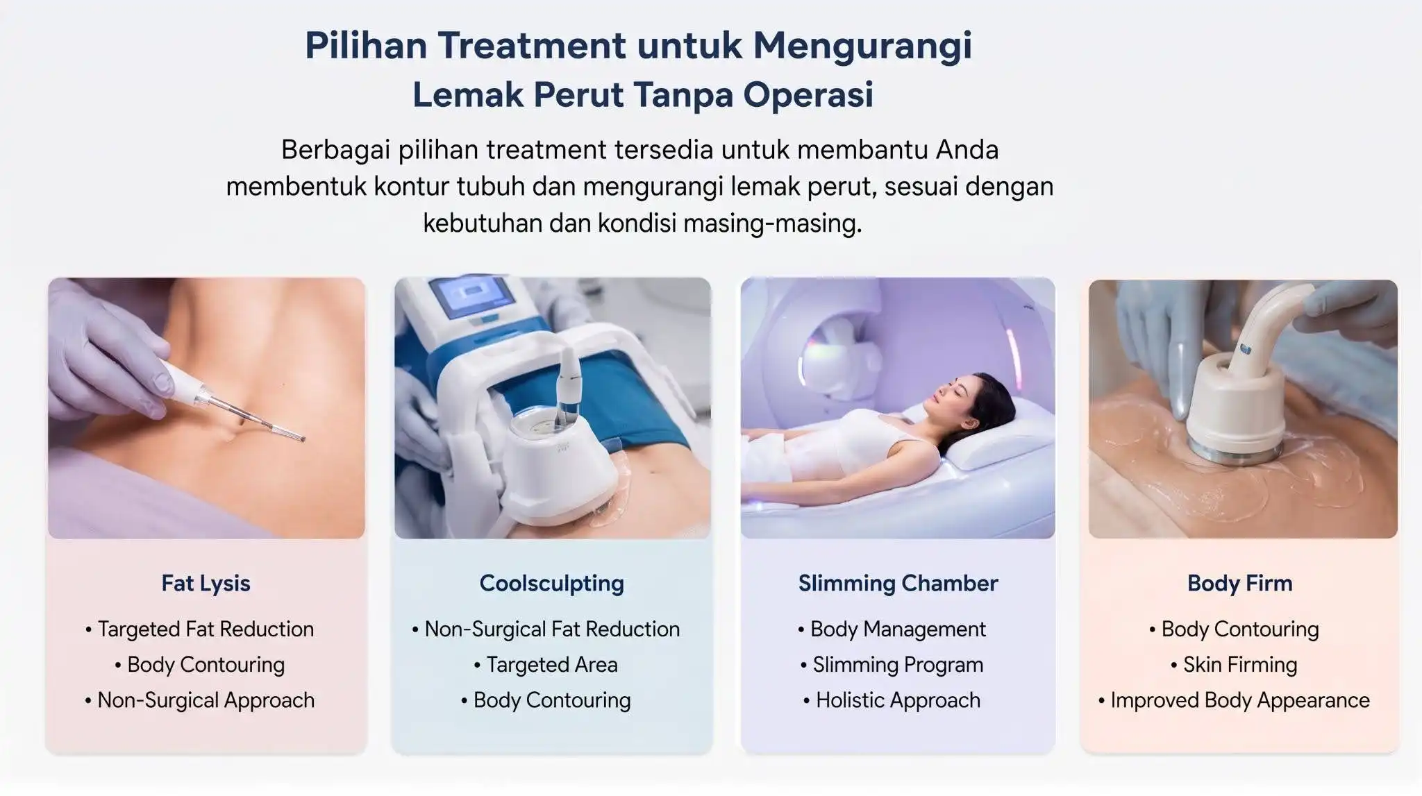 Pilihan Treatment untuk Mengurangi Lemak Perut Tanpa Operasi